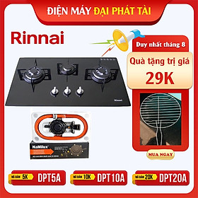 Mua Bếp Gas Âm Rinnai RVB-312BG Tặng 1 bộ van và dây gas- Hãng chính hãng