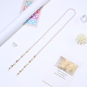 Dây kính hạt pha lê nhiều màu sắc chuỗi đeo gọng kính đeo cổ dây đeo khẩu trang chống lạc phụ kiện team 4 mắt