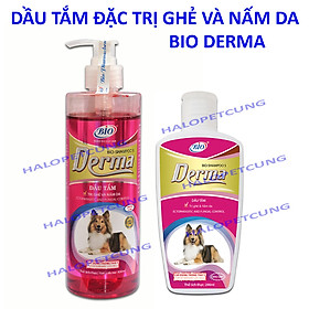 Sữa Tắm Đặc Trị Ghẻ Và Nấm Da Cho Chó Bio Derma 200ml Và 450ml - YonaPetshop - 200ml