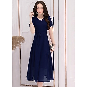 Đầm Nữ Dự Tiệc  - Xanh đen (Size 2XL)