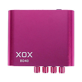 Mua Sound card livestream kỹ thuật số XOX BD40 100 hiệu ứng âm thanh - 4 chế độ làm việc điều khiển từ xa cho điện thoại và PC - Hàng chính hãng