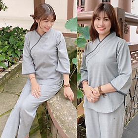 Đồ Lam Đi Chùa # Vải Hàn Quốc Cao Cấp # Quần Áo Nữ # Đồ Bộ Nữ
