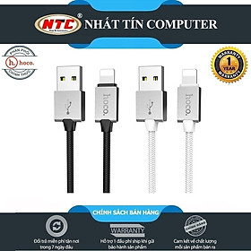Mua Cáp sạc và truyền dữ liệu cổng LN dành cho Hoco U49 Refined steel dài 1.2M Max 2.4A - Hàng chính hãng