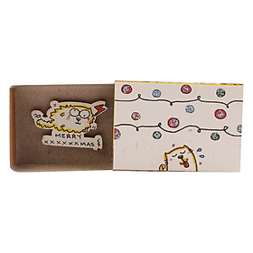 Thiệp Giáng Sinh Hộp Diêm - Cat Mery Xmas CM025