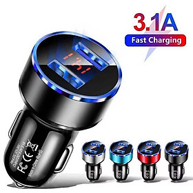 Mua Tẩu sạc ô tô cao cấp 2 cổng USB