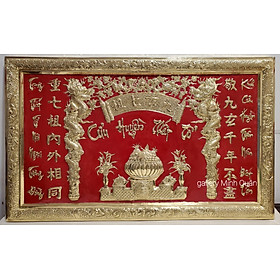 Mua Liễn thờ tổ tiên đồng vàng nguyên chất – Cửu huyền thất tổ -A226