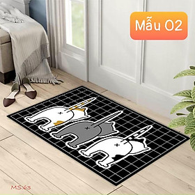 Mua THẢM LAU CHÂN 3D CHỐNG TRƠN TRƯỢT 40x60CM