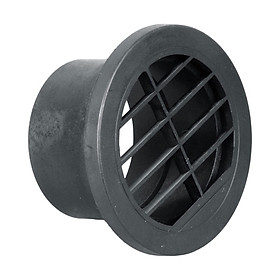 Warm Air Vent Outlet Black 75mm Heater Ducting Automotive Accessories Easy to Install Durable Round Replacement Parts