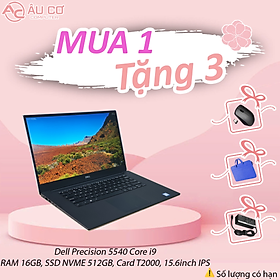 Mua Dell Precision 5540 Core i9 Ram 16gb  SSD NVME 512gb Card T2000 15.6inch IPS - Hàng Chính Hãng
