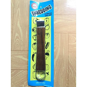 Mua Dụng cụ bào dừa sợi và bào nhuyễn hai đầu tiện lợi cán gỗ 17cmx3cm bào rau củ cầm tay dùng nạo dừa sợi và nạo bột