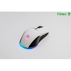 Chuột Gaming không dây Fuhlen D90S RGB, DPI 10000, Pin 650mAh Dual mode 2.4G/Type-C Hàng chính hãng