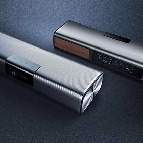 Xiaomi BINNIFA TV Soundbar Loa Bluetooth Tiếng vang Tường bằng kim loại Âm thanh bằng gỗ Màn hình cảm ứng LED