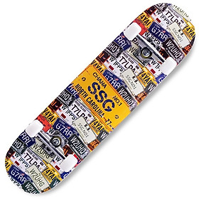 Ván Trượt Thể Thao 80cm (Tặng Túi đựng Ván)Skateboard Mặt Nhám Cao Cấp Gỗ Phong Ép 7 Lớp Cơ Bản Và Chuyên Nghiệp