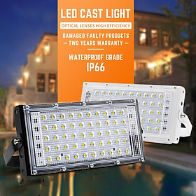 Mua Đèn pha led 50w đủ 50 led ánh sáng vàng chống nước IP66