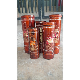 Mua Ống đựng nhang gỗ cao 20cm