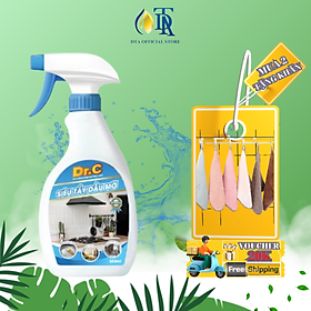 Nước Lau Bếp Đa Năng,Tẩy Xoong Nồi Siêu Sạch,Tẩy Dầu Mỡ Nhà Bếp,Tẩy Dầu Mỡ Máy Hút Mùi,Tẩy Bếp Từ Bếp Gas Dr.c 500ml
