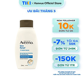 Sữa tắm làm dịu da khô, ngứa và nhạy cảm Aveeno Skin Relief 354ml