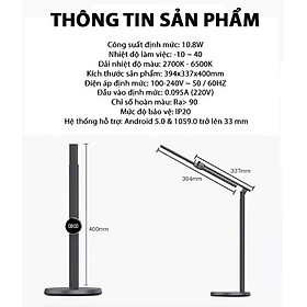 Mua Đèn Bàn Echo AI Thông Minh Học Tập  Làm Việc  Đọc Sách Điều Chỉnh Độ Sáng Và Góc Độ Vô Cấp  Sử Dụng APP Điều Khiển Từ Xa Led Chống Cận Bảo Vệ Mắt An Toàn Cho Sức Khỏe  Cảm Biến Hồng Ngoại Tự Động Bật Tắt  Hẹn Giờ  Màn Hình Đồng Hồ Sang Trọng Đẳng Cấp