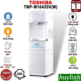 Mua Máy lọc nước RO nóng lạnh Toshiba TWP-W1643SV - UV khử khuẩn - Làm lạnh bằng BLOCK - Hàng chính hãng