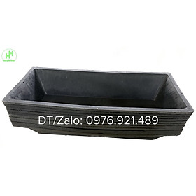 COMBO 10 Máng cao su 62x26x10cm, máng lợn, khay làm mát cho lan, khay trồng rau, ..., chất liệu làm từ cao su nhẹ siêu bền & thân thiện với mỗi trường