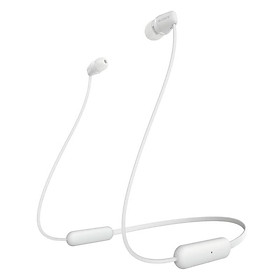 Sony (SONY) WI-C200 wireless in-ear stereo headset mobile phone headset neck hanging wire control white