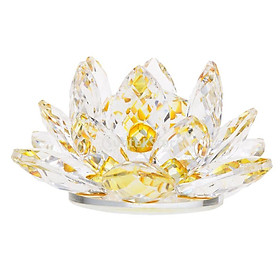 Large  Flower Ornament with Gift Box, Feng Shui Decor Clear
