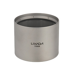Lixada Mini Alcohol Stove Lightweight Titanium Liquid Spirit Alcohol Stove Furnace for Outdoor Camping Backpacking