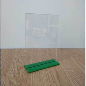 Mua Kệ menu mica Đài Loan quét mã QR code (theo chiều dọc)