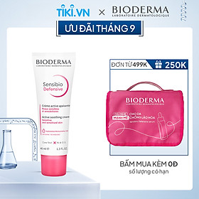 Kem dưỡng ẩm và làm dịu da, dành cho da nhạy cảm Bioderma Sensibio Defensive 40ml