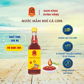 Nước mắm cá cơm Hương Phú 20 độ đạm 510ML - Hàng Chính Hãng