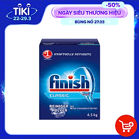 Bột rửa bát Finish 4.5kg / hộp