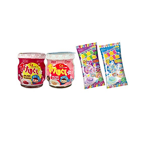 Combo ruốc cá hồi Meiwa vị cà chua và vị ít muối - tặng kẹo popin cookin soda + vị grape