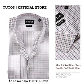 Áo sơ mi dài tay nam TUTO5 sơ mi công sở họa tiết sọc kẻ caro Slim fit Shirt cotton chống nhăn cao cấp phong cách trẻ trung, nam tính - 105123053