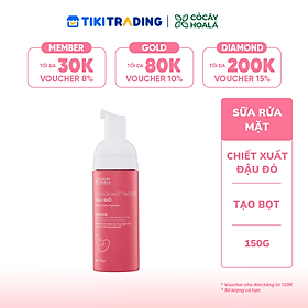 Cocayhoala Sữa rửa mặt đậu đỏ 150ml