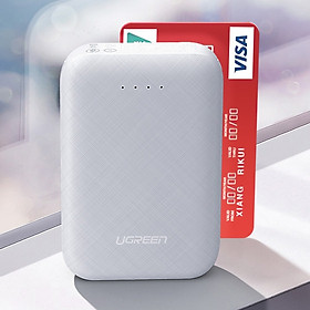 Mua Sạc dự phòng 10000mAh 2 cổng  hỗ trợ sạc dùng lúc 2 thiết bị  công suất tối đa 5V/2.1A UGREEN PB133 60873 - Hàng chính hãng