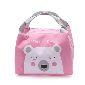 Mua Túi Đựng Cơm Trưa Bằng Vải CANVAS 21*17*15cm Hình Động Vật Dễ Thương