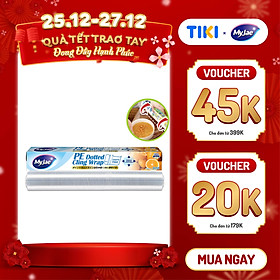 Mua Màng bọc thực phẩm PE MyJae Đài  Loan 30cmx30m dạng xé chấm đứt bảo quản thực phẩm an toàn tiện lợi