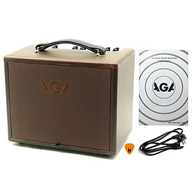 Mua  Bluetooth  Có Khay Pin  Ampli Đàn Guitar Acoustic AGA SC-X3P Thế hệ mới thay cho SC40B Amplifier SCX3P Hàng Chính Hãng - Kèm Móng Gẩy DreamMaker