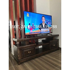 Mua Kệ tivi gỗ sồi nga phun màu óc chó