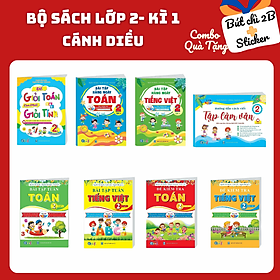 Sách- Trọn Bộ Sách Lớp 2 8 Cuốn Kì 1- Chương Trình Cánh Diều Theo Chuẩn Bộ