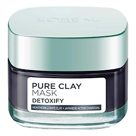 Mặt Nạ Đất Sét L'Oreal Paris Pure Clay Mask Detoxify (50g)