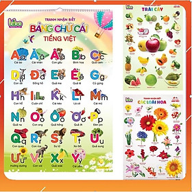Mua Bộ tranh treo tường cho bé - tranh treo 12 chủ đề đa dạng kích thước 40x60cm giúp bé khám phá thế giới xung quanh