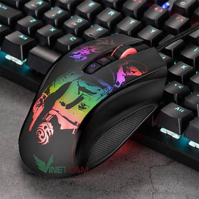 Mua Chuột gaming Demon Baron | Hỗ trợ ghìm tâm PUBG  Led nhiều màu |8 nút Autotap  ghìm tâm PUBG trên Mobile  PC -dc4133