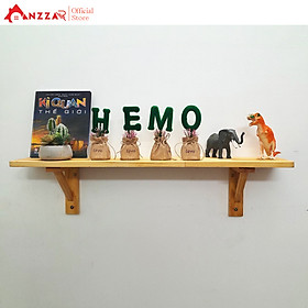Mua Kệ gỗ treo tường cải tiến  kệ gỗ treo tường trang trí Anzzar-K01