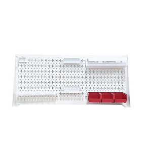 Mua Combo Vách Chia Bàn Làm Việc Kiêm Bảng Treo Dụng Cụ Cơ Khí SMLIFE Pegboard Desk PD45100.CK