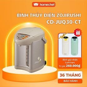 Mua Bình thủy điện Zojirushi 3L CD-JUQ30-CT  công suất 800W  sản xuất tại Nhật  bảo hành 1 năm | HÀNG CHÍNH HÃNG