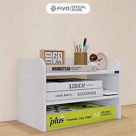 Mua Kệ Sách Gỗ Mini Để Bàn FIVO FB27 Đa Năng  Dễ Lắp Ráp  Tiết Kiệm Không Gian  Gọn Gàng Góc Học Tập Và Làm Việc
