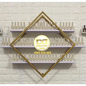 Mua Combo kệ nail khung VUÔNG TRANG TRÍ kết hợp 3 KỆ RỜI ĐỂ SƠN (NAIL)