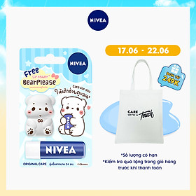 Son Dưỡng Môi Chuyên Sâu Nivea Lip Original Care - Tặng Kèm Ốp Son - 85061