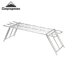 Kệ bếp inox Campingmoon MTG-TSCC 304 cao cấp hoạ tiết xếp gọn kèm túi đựng